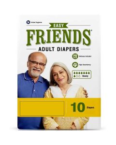 Friends Easy Adult Diapers - Pack of 10