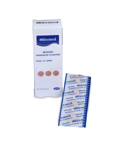 MAXMED Wound Adhesive Plaster Rounded