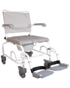 Drive Medical DuoMotion Transit Shower Commode - 17 Inch
