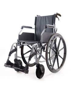 Rehamo Allite Grey Lightweight Aluminum Wheelchair - 18 Inches
