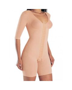 Yoga Mid Thigh Body Suit with Below Elbow Sleeves 3019X CM